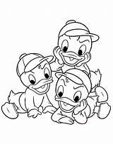 Disney Ducktales Huey Louie Dewey Loui Kleurplaten Webby Designlooter Nephews sketch template