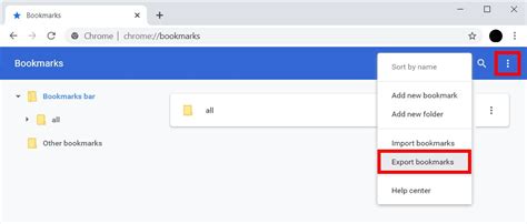 export save  import chrome bookmarks hellotech