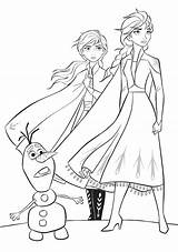 Elsa Coloring Pages Olaf Anna Frozen Printable Print Book Youloveit sketch template