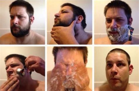 hilarious before and after shaving looks for movember