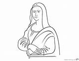Lisa Mona Line Coloring Pages Clipart Drawing Printable Kids Etch Getdrawings Print Color Getcolorings Template sketch template