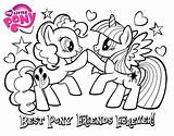 Pony Friends Little Coloring Forever Para Colorear Coloringcrew Pages Rainbow Choose Board sketch template