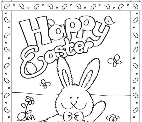 easter egg hunt coloring pages tedy printable activities