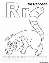 Coloring Raccoon Pages Letter Alphabet Practice Color Handwriting Printable Preschool Worksheets Learn Print Will Kids Information Toodler Write Reading Popular sketch template