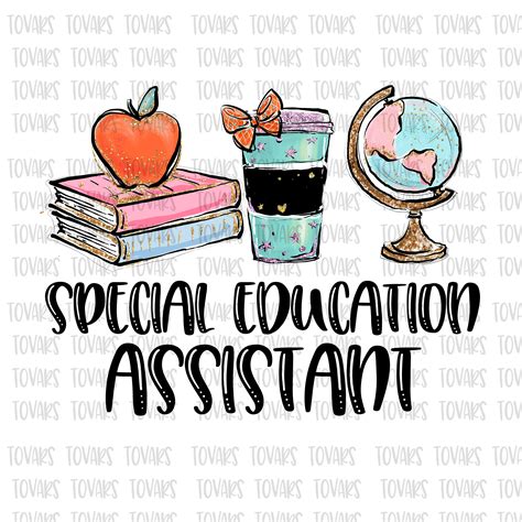 special education assistant sublimation download special etsy