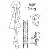 Cling Jayla Nutting Doll Stamp sketch template