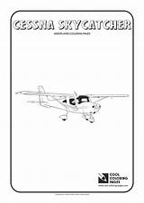 Cessna Skycatcher Claus Aeroplanes sketch template