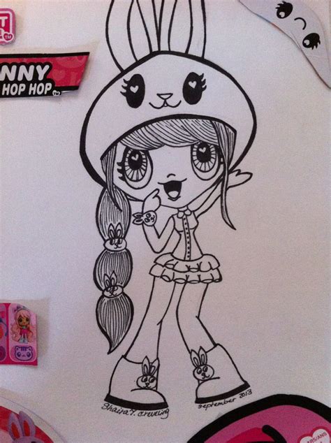 sketch    kawaii crush mini dolls   sunny bunny