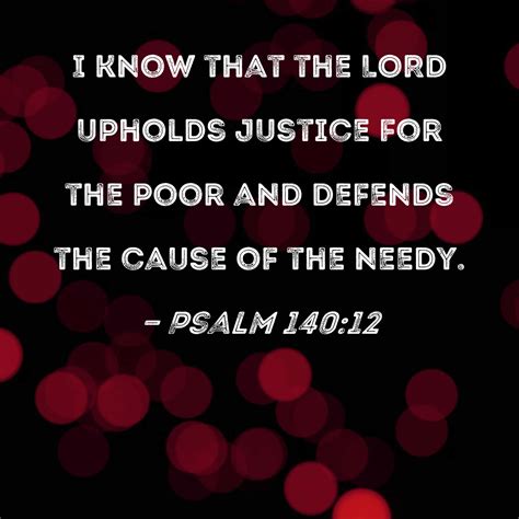 psalm      lord upholds justice   poor