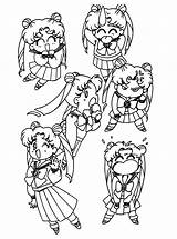 Coloring Pages Sailormoon Printable Cute Abfc Usagis Small Picgifs Sailor Moon Print Color Drawings Manga Book Moons Colouring sketch template