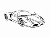 Ferrari Car Drawing Easy Supercar Coloring Pages Fast Race Furious Drawn Nissan Enzo Charger Getdrawings Gtr R35 Dodge 1970 Ferarri sketch template