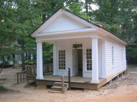 small greek revival building   office  craft