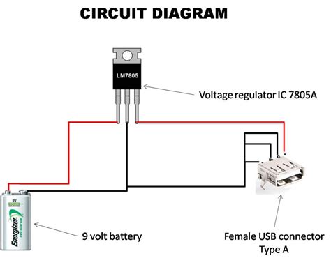 car cellphone charger circuit diagram