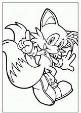 Tails Fox Prower Coloringhome sketch template