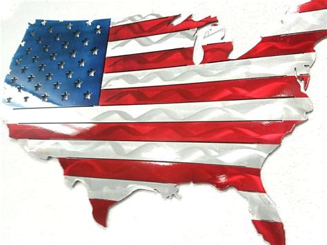 aluminum american flag   united states    usa
