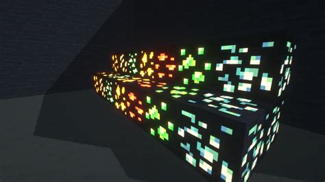 simple glowing ores  minecraft