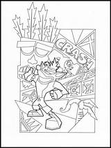 Crash Bandicoot Printen Kleurplaat Loudlyeccentric Crashbandicoot Websincloud Criancas Actividadesimpressao sketch template