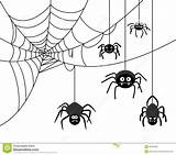 Aranha Teia Halloween Cobweb Spinnennetz Spinne Spiders Ragnatele Thief Malen Coconut Cobwebs 123rf sketch template