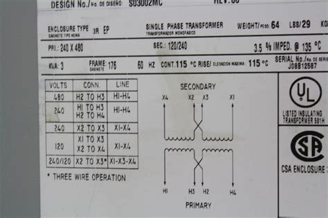 single phase transformer wiring