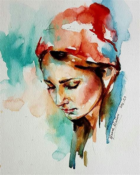 book review painting portraits  figures  watercolor painting