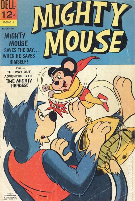 mighty mouse 1966 dell comic books