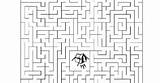 Camping Maze Printable sketch template