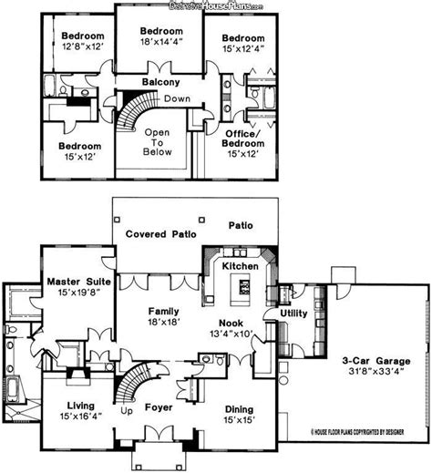 story house plan   stair master id    master   upper floor add