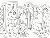 Coloring Word Family Pages Doodle Sheets Printable Colouring Reunion Families Forever Adult Zentangle Color Kids Words Doodles Tree Quote Book sketch template