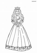 Coloring Fairy Princesses sketch template