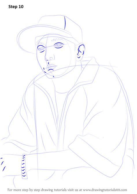 Learn How To Draw Eminem Rappers Step By Step Drawing