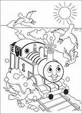 Thomas Friends Coloring Train sketch template