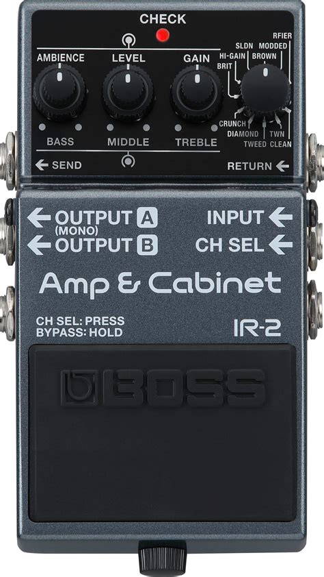 boss ir 2 amp and ir cabinet pedal sweetwater