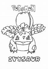 Pokemon Ivysaur Coloring Pages Pdf Type Grass Color Printable Print Clipart Economics Set Popular Getcolorings Library Colo Font sketch template