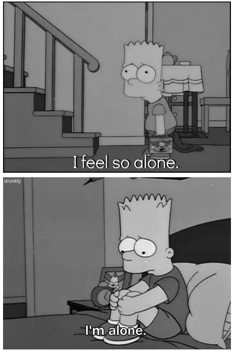 Bart Simpson Sad Love Quotes