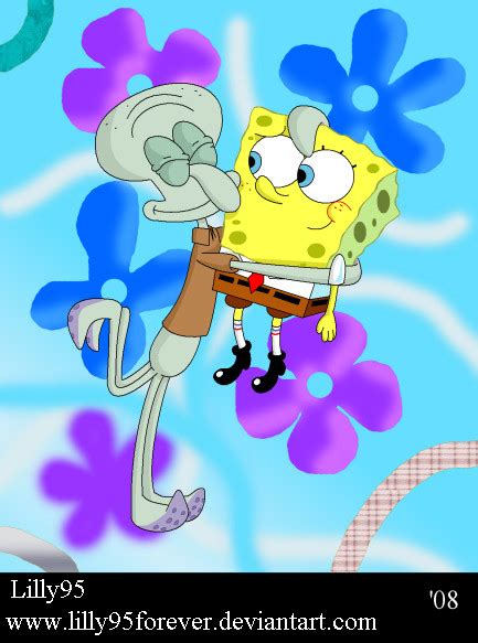 spongebob and squidward friend by lillayfran on deviantart