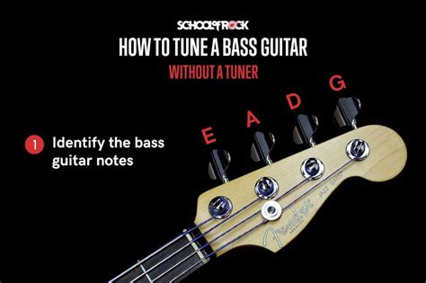 school  rock beginners guide  tuning  bass guitar