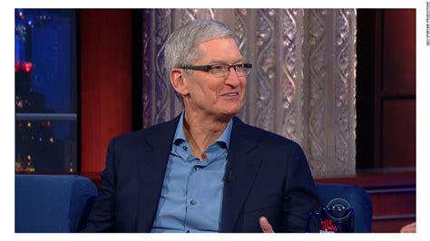 Apple Ceo Tim Cook Talks Charity Coming Out As Gay On Late Show