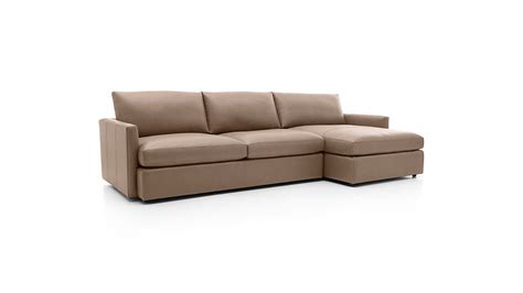 Lounge Ii Leather 2 Piece Right Arm Chaise Sectional Sofa Lavista