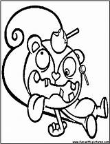 Coloring Pages Nutty Happytreefriends Fun Printable Color sketch template