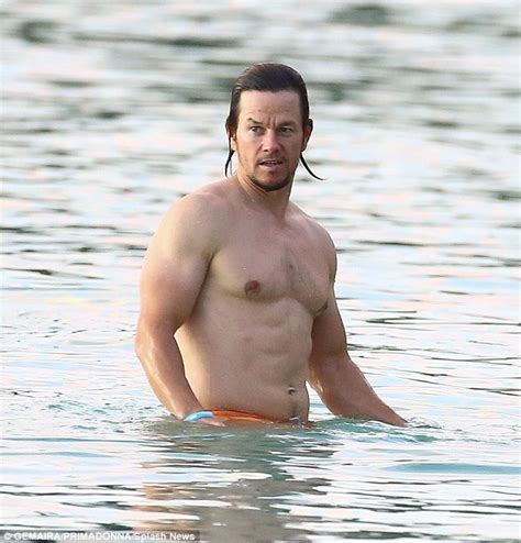 mark wahlberg shows off his ripped physique as he takes a