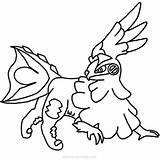 Silvally Lycanroc Quadrupedal Chimeric Form Xcolorings Lineart Dusk 828px sketch template