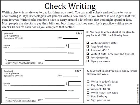 empowered   writing checks