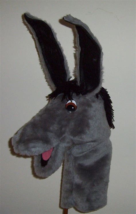 large donkey puppet