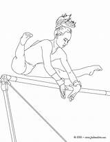 Gymnastique Artistique Barres Coloriages Gymnaste Gratuit Hellokids sketch template