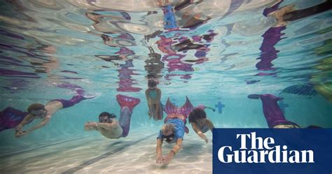 mermaid training school  bournemouth  pictures news  guardian