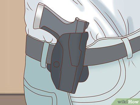 wear  paddle holster  steps wikihow