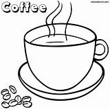 Coffee Coloring Pages Colorings Designlooter Print 1000px 1002 54kb sketch template