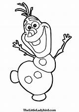 Olaf Coloring Drawing Pages Snowman Frozen Elsa Nose Easy Cool Printable Summer Things Fever Drawings Color Sheets Getdrawings Anna Print sketch template
