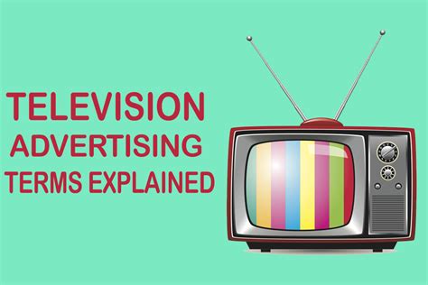 television advertisement glossary tv advertising terms explained  fourth dimension