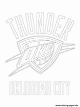 Oklahoma Thunder Pages Coloring City Getcolorings Okc Getdrawings Thunde sketch template